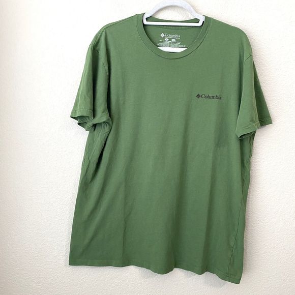 Columbia Other - Columbia Shirt Mens Size XL Green Graphic Tee Cotton
